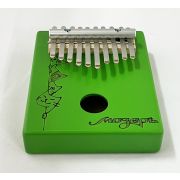  KMKr-1-GR-NEW Piastra Калимба, резонаторная, 10 язычков, прямоугольная, зеленая