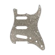  DPP-ST-SIS Защитная накладка электрогитары Stratocaster, SSS, серебро