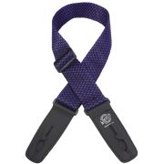  LIS-010-P2-PRCHK Ремень для гитары с блокировкой, фиолетовые шахматы, Lock-It Straps