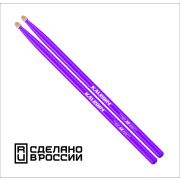  7KLHBVL5B Violet 5B Барабанные палочки, граб, флуоресцентные фиолетовые