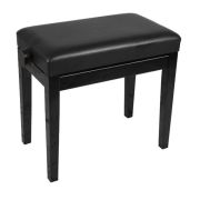  HY-DX14-GLOSS-BLACK Банкетка, черный/черный, искусственная кожа