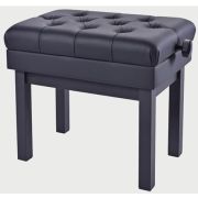  HY-TM58-SATIN-BLACK Банкетка, матовый черный, искусственная кожа