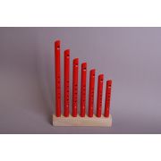  MS-DU-SV-02 Комплект свирелей (7 тональностей: C,D,E,F,G,A,H) с подставкой