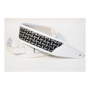  FL70002TCU Leather Custom Textil Ремень для гитары, кожа/текстиль, белый