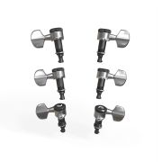  PWAT-331L Auto-Trim Колки для гитары, 3+3, локовые, хром