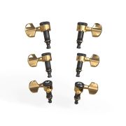  PWAT-333L Auto-Trim Колки для гитары, 3+3, локовые, золото