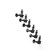  PWAT-6R2 Auto-Trim Колки для гитары, 6л, локовые, черные