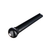 A021BK/2PVC Фиксатор струн черный с белой точкой 