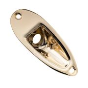  MX2640GD Накладка выходного разъема гитары Strat, золото
