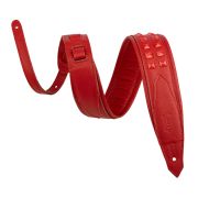  M81GRPDX-RED Rebel Leathers Series Ремень для гитары, кожаный, красный