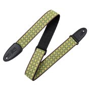  M8HT-25 Original Hootenanny Series Ремень для гитары, жаккард, зеленый