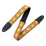  M8HT-27 Original Hootenanny Series Ремень для гитары, жаккард, желтый