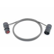  E73-XLR-MR-FR-0100-8 Кабель микрофонный XLR-MR-FR угловые, 1м