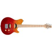 STERLING ST-AX3QM-SPR-M1 - электрогитара Axis in Quilted Maple Spectrum Red