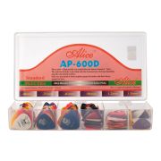  AP-600D Коробка медиаторов 600шт, 6 толщин, рисунок 