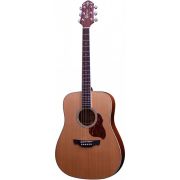 CRAFTER D-7/NC + Чехол - акустическая гитара Дредноут, верхняя дека - массив кедра