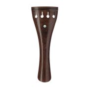VT04R-4/4 Струнодержатель для скрипки, круглый, парижский глазок. Материал - палисандр. 