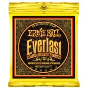 Ernie Ball 2556 струны для акуст.гитары Everlast Coated 80/20 Bronze Medium Light (12-16-24w-32-44-5