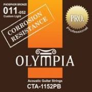 Olympia CTA1152PB струны для акустической гитары с устойчивостью к коррозии, фосфорная бронза, (11 -