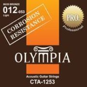 Olympia CTA1253 струны для акустической гитары с устойчивостью к коррозии, 80/20 бронза, (12 - 16 -