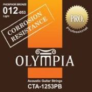 Olympia CTA1253PB струны для акустической гитары с устойчивостью к коррозии, фосфорная бронза, (12 -