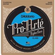 EJ48 PRO ARTE Струны для классической гитары нейлоновые Hard D`Addario