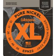  EPN22 XL Pure Nickel Комплект струн для электрогитары, никель, Jazz Medium, 13-56