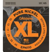  EPN110 XL Pure Nickel Комплект струн для электрогитары, никель, Regular Light 10-45
