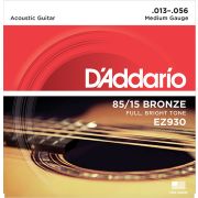 EZ930 AMERICAN BRONZE 85/15 Струны для акустической гитары Medium 13-56 D`Addario
