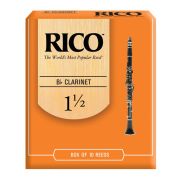 RCA1015 Rico Трости для кларнета Bb, размер 1.5, 10шт в упаковке. Rico