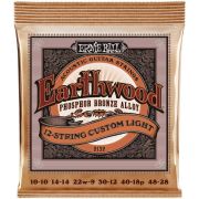 ERNIE BALL 2152 - струны для 12стр. акуст.гитары Phosphor Bronze Custom Light (10-48)