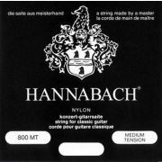 Hannabach 800MT Black SILVER PLATED Комплект струн для классической гитары, нейлон/посеребренные