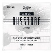 Russtone CCS28-43N - Струны для классической гитары, Серия: Clear Nylon, Обмотка: посеребрёная