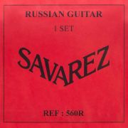 Savarez 560R Комплект струн для русской семиструнной классической гитары, посереберенные