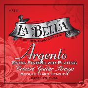La Bella SMH Argento Комплект струн для классической гитары, средне-сильное натяжение, посеребренные
