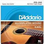  EJ83L Gypsy Jazz Комплект струн для акустической гитары, шарики на концах, Light, 10-44