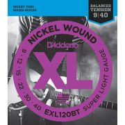  EXL120BT Nickel Wound Комплект струн для электрогитары, Super Light, 09-40