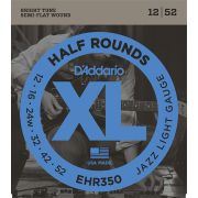  EHR350 Half Round Комплект струн для электрогитары, Jazz Light, 12-52