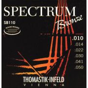  SB110 Spectrum Bronze Комплект струн для акустической гитары, сталь/бронза, 010-050