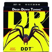 DR DDT-10 - струны для электрогитары, Калибр: 10-46, Серия: DDT™, Обмотка: никелированая сталь, Покр