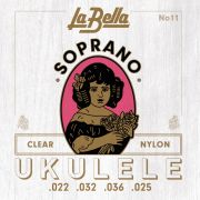 11-SOPRANO Комплект струн для укулеле сопрано, нейлон