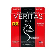 DR VTE-9 - струны для электрогитары, Калибр: 9-42, Серия: VERITAS™, Обмотка: никель, Покрытие: сверх