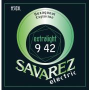 Savarez H50XL Hexagonal Explosion Комплект струн для электрогитары, никелированные, 9-42