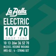 La Bella HRS-D2 Hard Rockin Steel Drop Six Комплект струн для электро-гитары