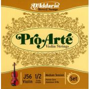  J56-1/2M Pro-Arte Комплект струн для скрипки размером 1/2, среднее натяжение
