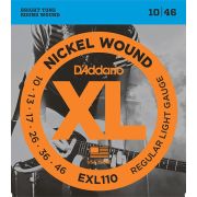 D`Addario EXL110 XL NICKEL WOUND Струны для электрогитары Regular Light 10-46