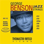  GR112 George Benson Jazz Комплект струн для акустической гитары, круглая оплетка, 12-53