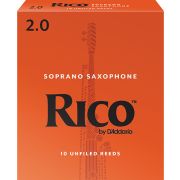 RIA1020 Rico Трости для саксофона сопрано, размер 2.0, 10шт, Rico