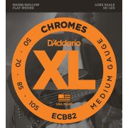  ECB82 Chromes Комплект струн для бас-гитары, Medium, 50-105, Long Scale