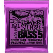 ERNIE BALL 2821 - струны для 5-струнной бас-гитары Nickel Wound Bass Power Slinky (50-70-85-105-135)